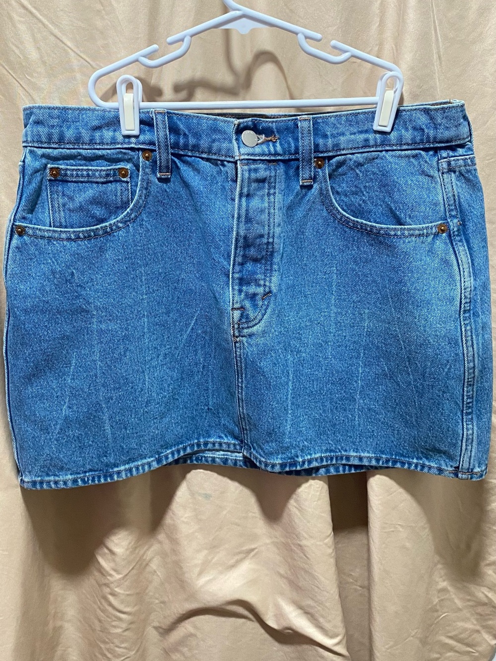 Universal Thread Blue Denim Mini Skirt